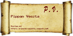 Pippan Veszta névjegykártya